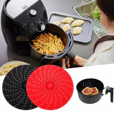 DRDIPR Reusable Non-Stick Replacement Silicone Baking Mat Cooking Tool Air fryer accessories Air Fryer Liner