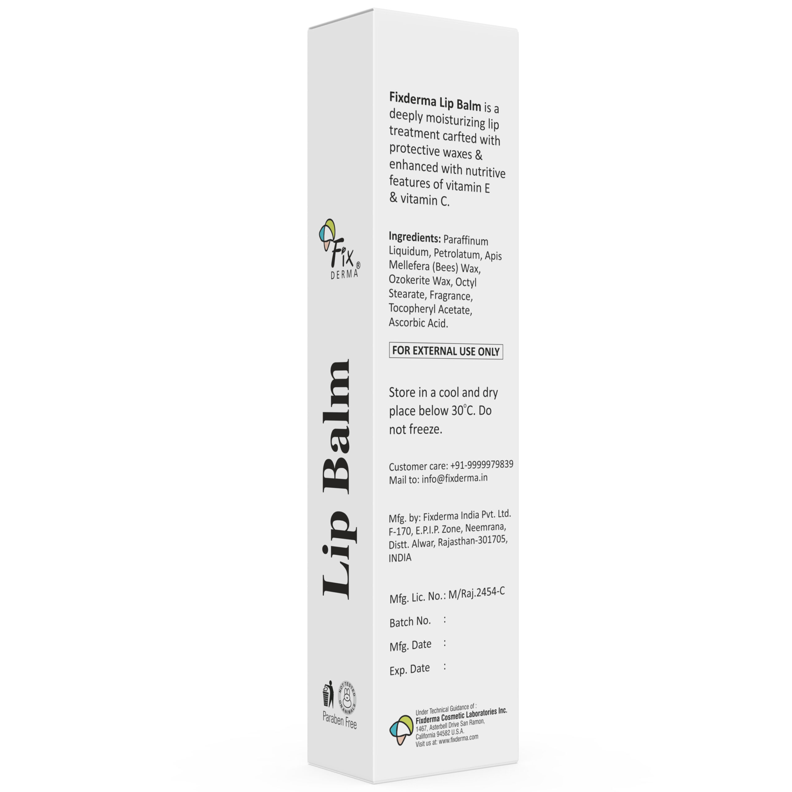 Son dưỡng môi Fixderma Lip Balm 15ml