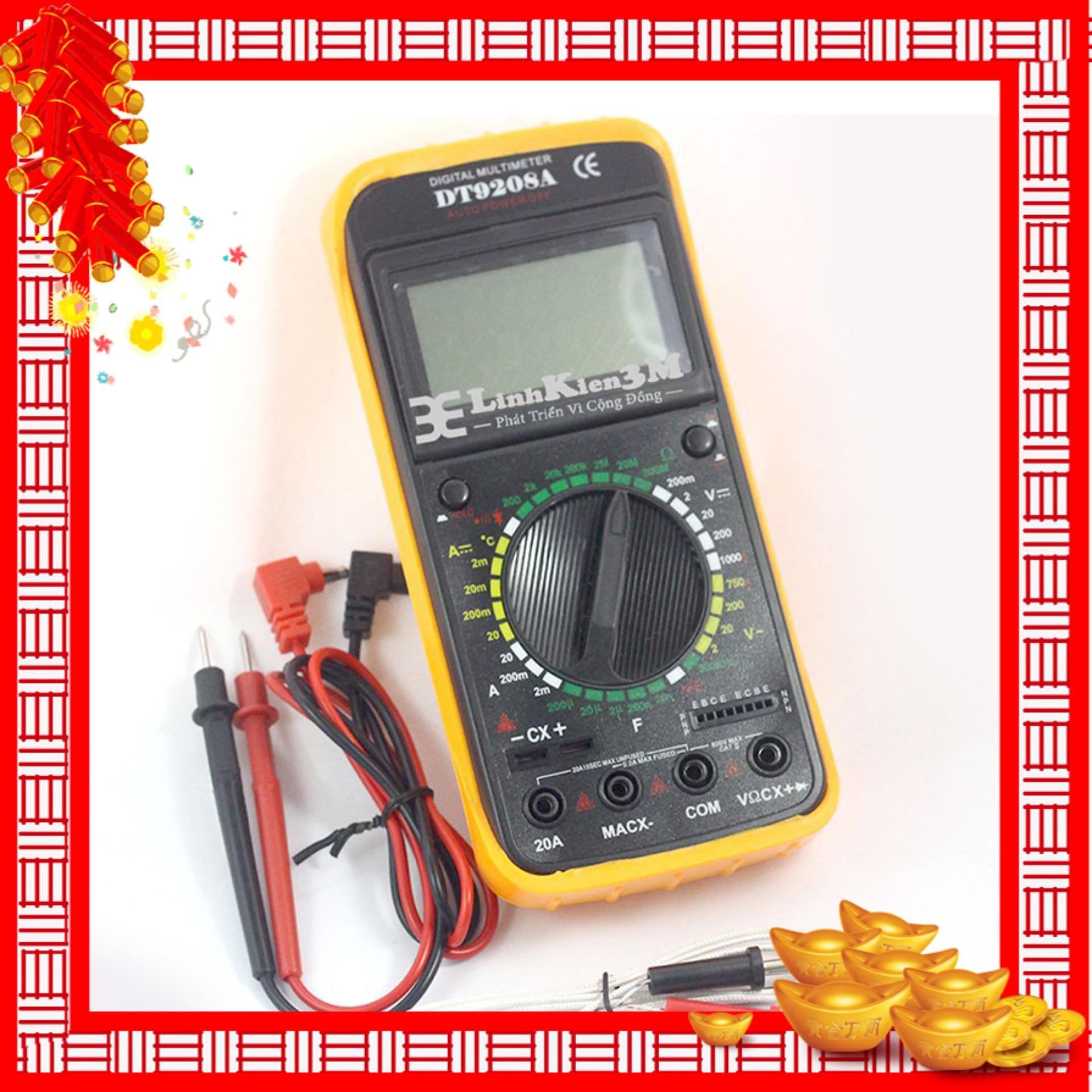 Đồng hồ đo vạn năng dt-9208a
