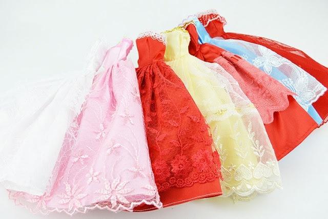 Bộ 5 váy đẹp cho búp bê