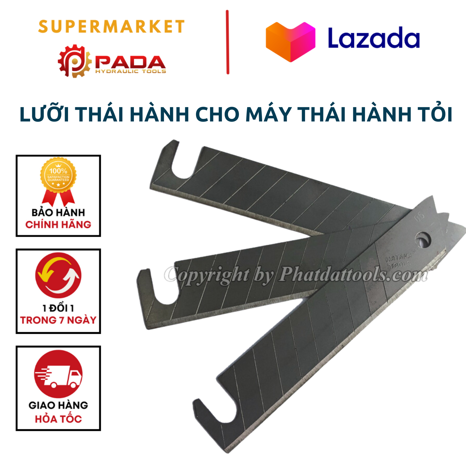 Lưỡi thái hành cho máy thái hành tỏi quay tay, máy thái hành dùng điện- bộ 3 lưỡi thay thế