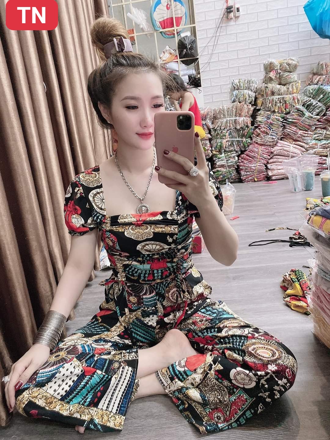 Sét bộ thổ cẩm rút sườn-QH