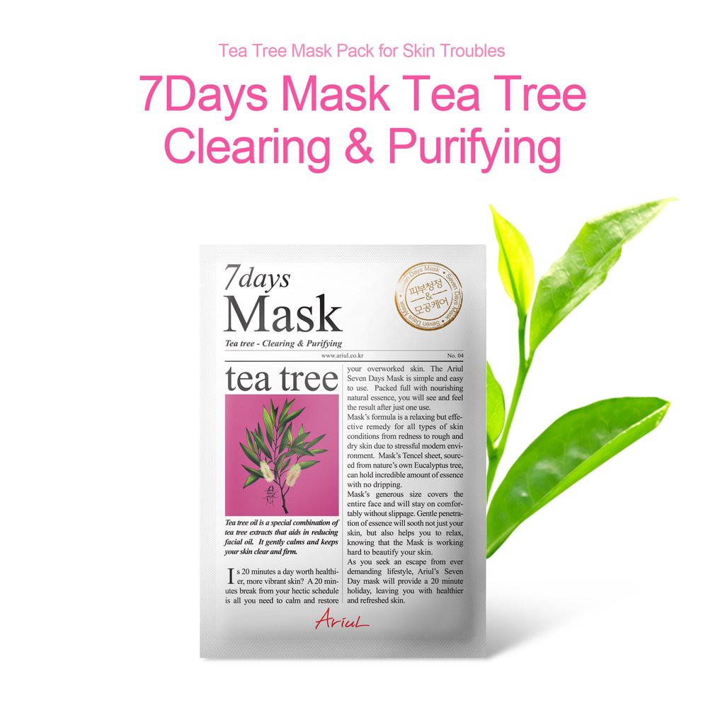 [HCM]Ariul Mặt Nạ 7 Ngày 7 Days Mask Tea Tree (20ml)