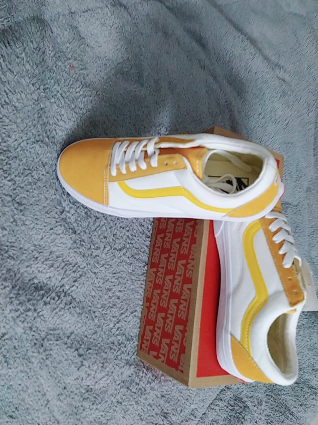 GIÀY VANS STYLE 36 RETRO SPORT TRẮNG VÀNG [Ảnh Thật - Full Box]