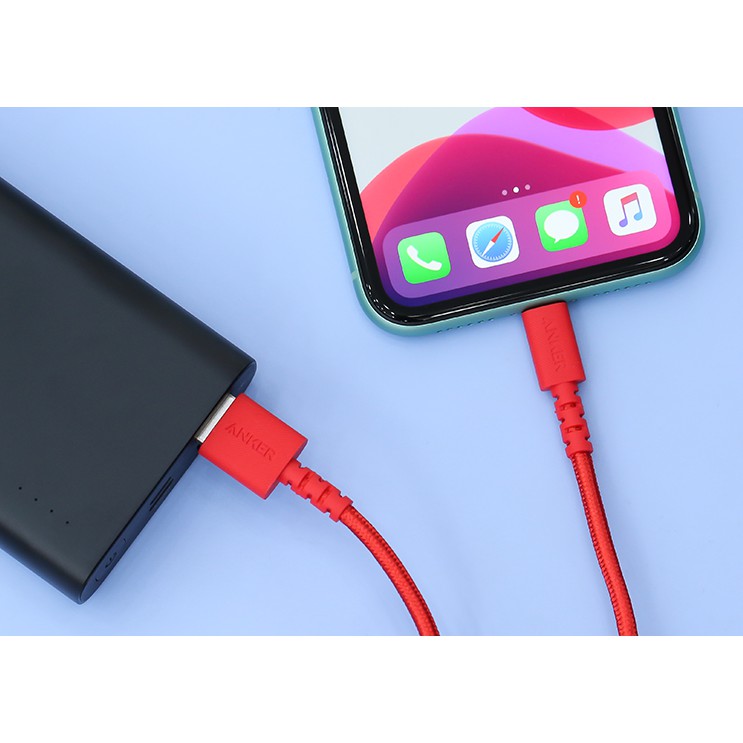 Cáp sạc iPhone / iPad ANKER A8012 MFI USB to Lightning dài 0.9M