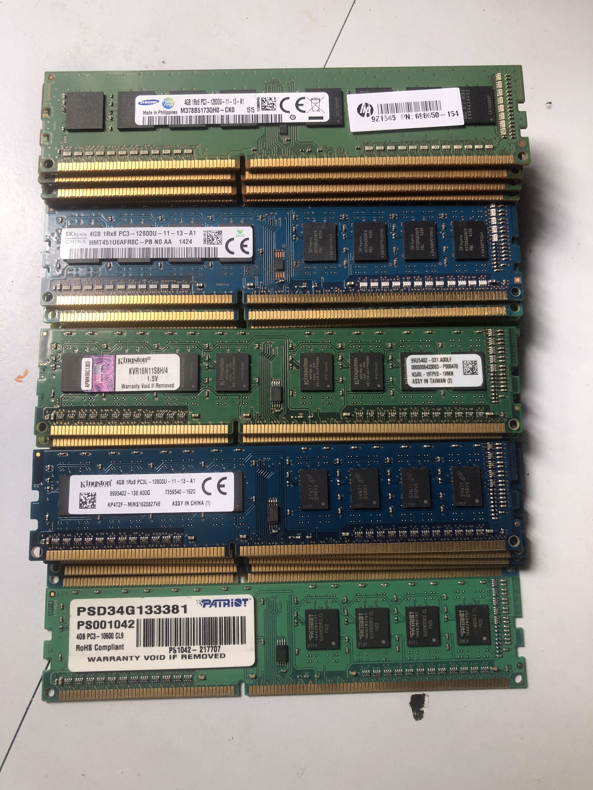 Ram máy tính 8G bus 1600 Ram DDR3 8G