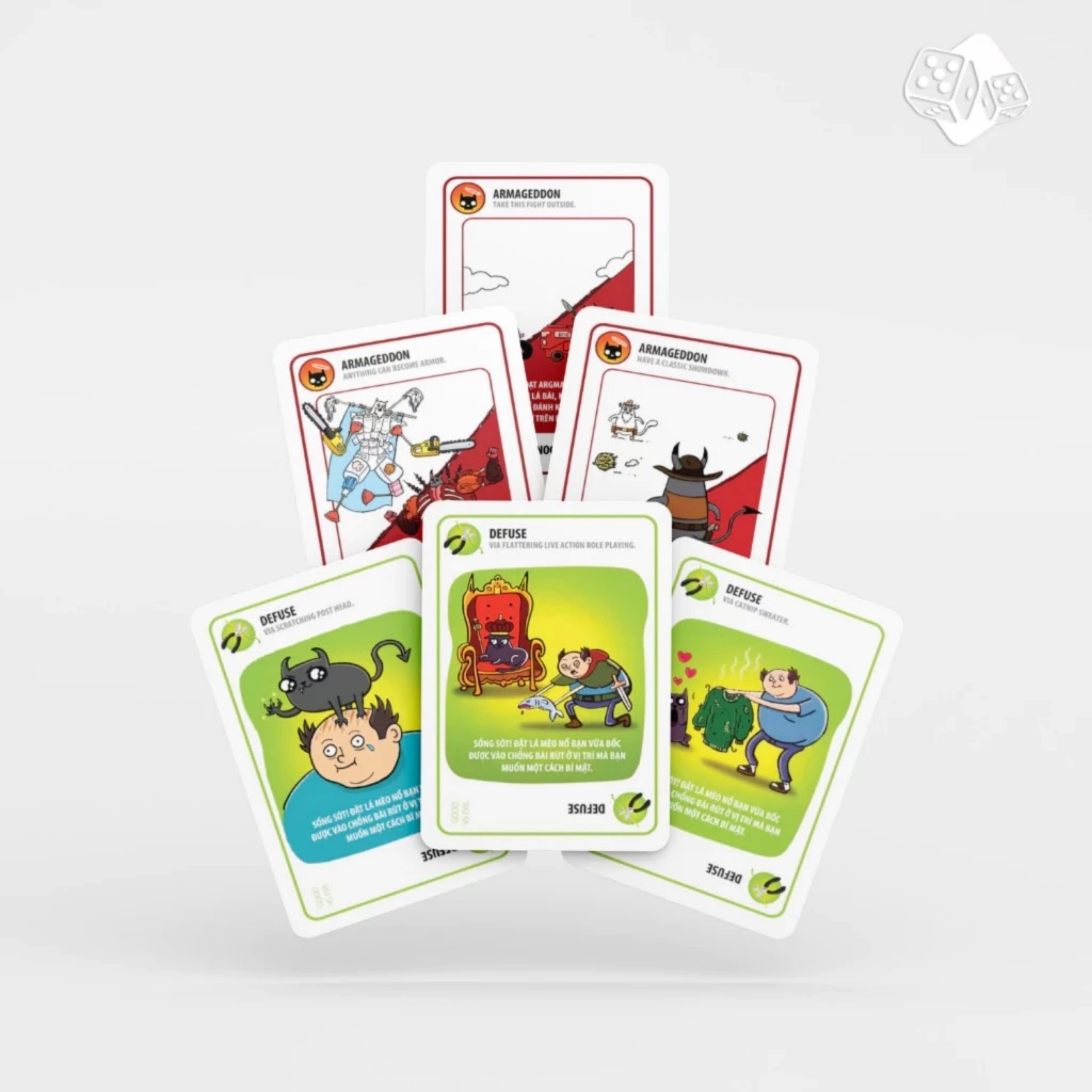Bài Mèo Nổ Good vs Evil Exploding kittens việt hoá