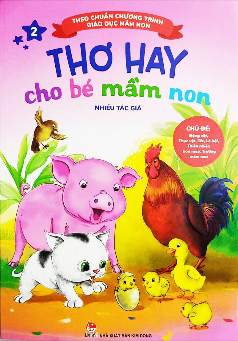 Sách cho bé - Thơ hay cho bé mầm non - Tập 2