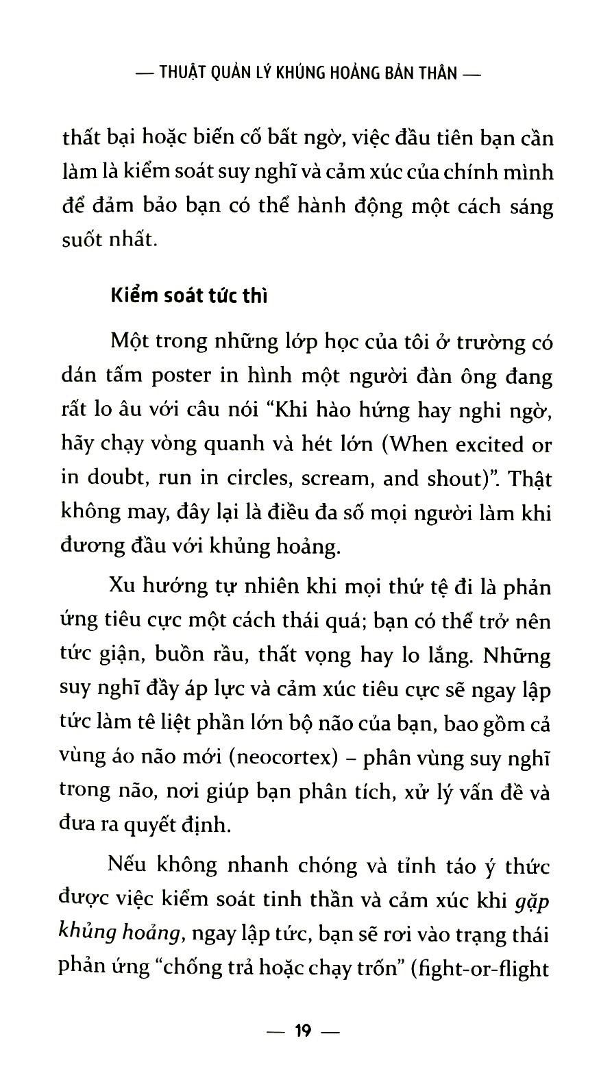 Thuật Quản Lý Khủng Hoảng Bản Thân