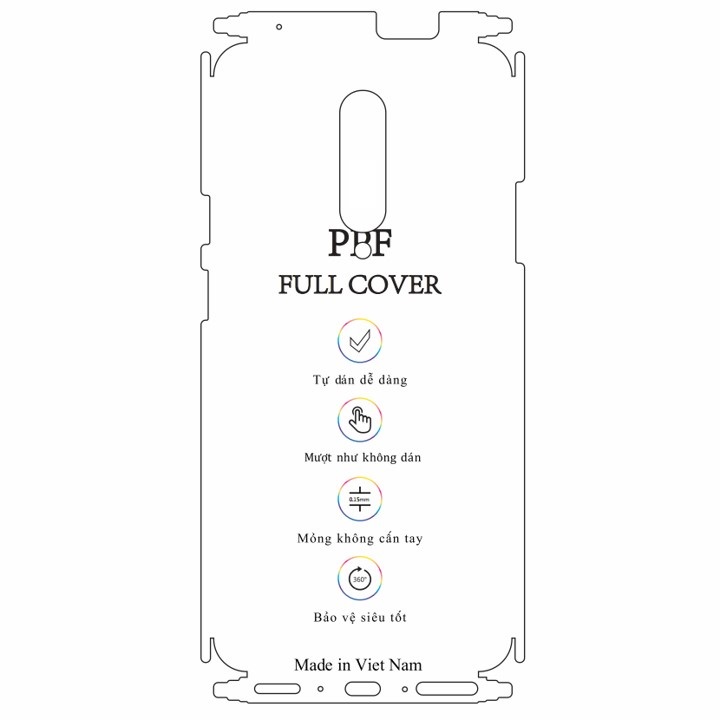 Dán dẻo PPF Oneplus 7 Pro mặt sau và viền