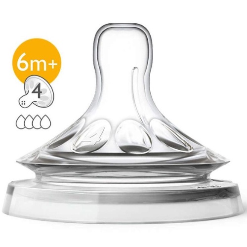 Núm ti Silicone thiết kế Mô phỏng tự nhiên hiệu Philips Avent