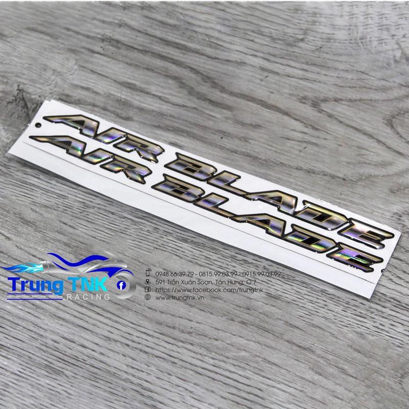 Tem chữ nổi Air Blade các đời.