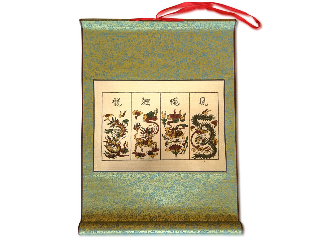 Tranh Dân Gian Đông Hồ Tứ Linh