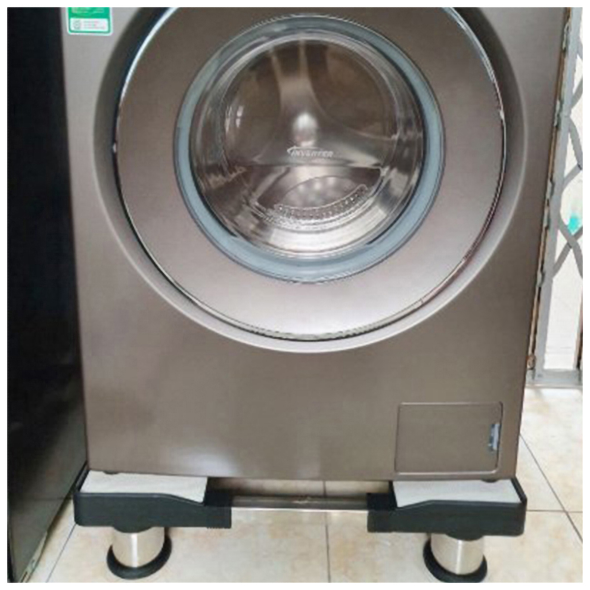 Chân đế kê tủ lạnh máy giặt - Inox cao cấp