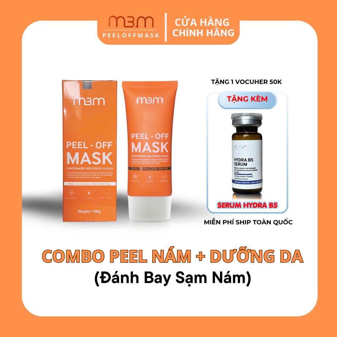 Mặt nạ peel off mask m3m 80g chính hãng công ty