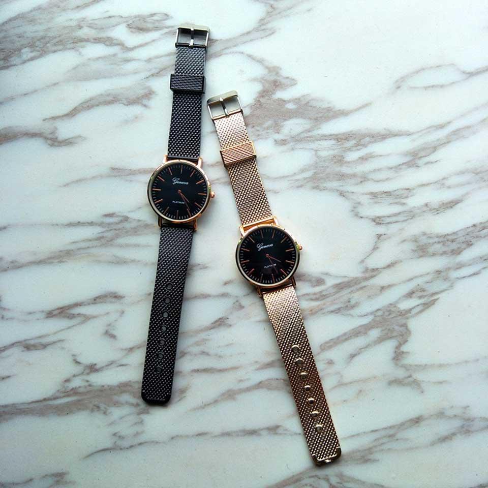 Đồng Hồ Geneva Dây Lưới Platinum Ah1038