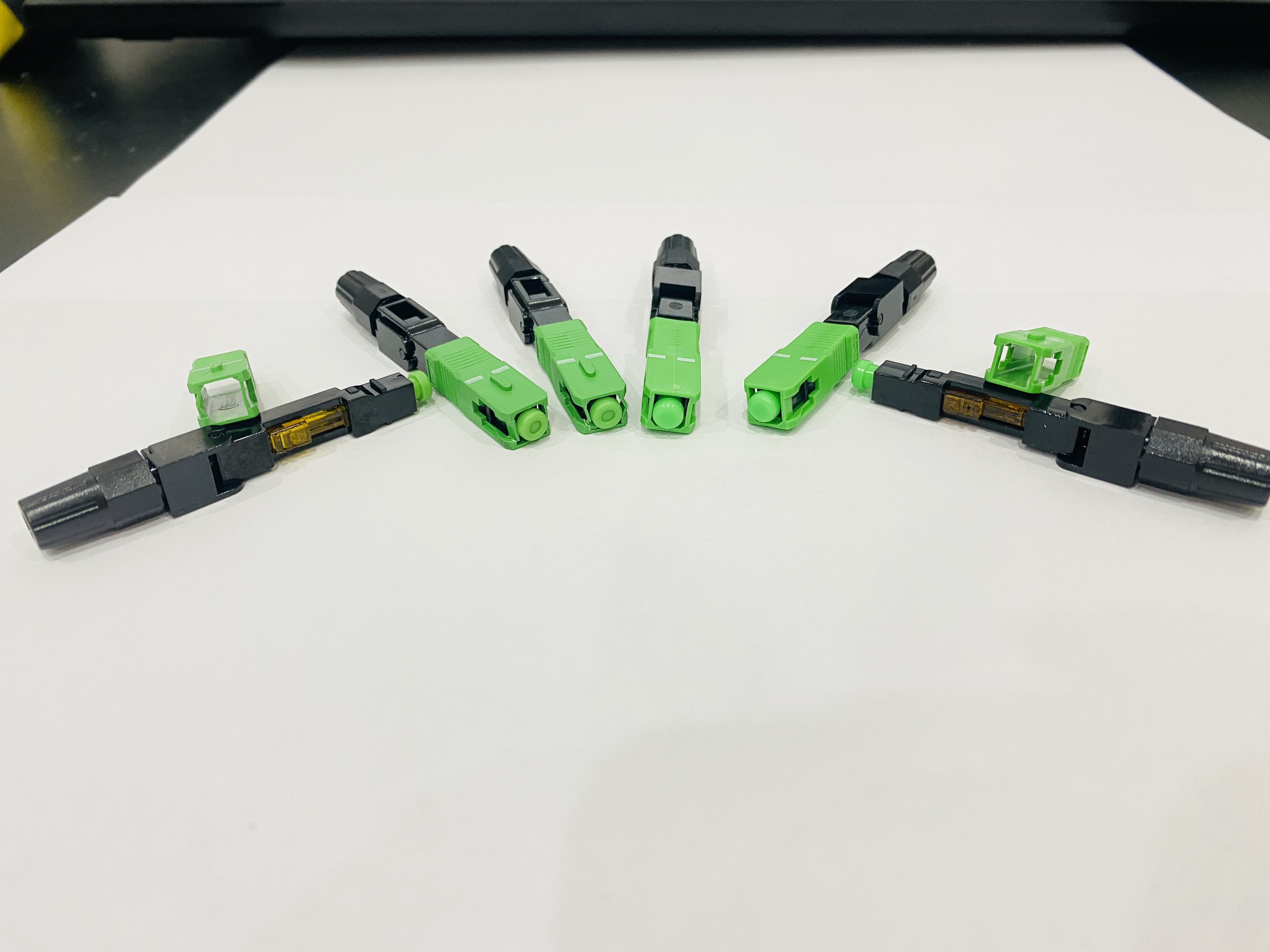 10 fast connect sc/apc dùng cho thi công cáp quang ftth, fast connector sc/apc suy hao thấp