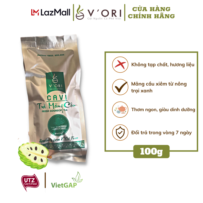 Trà Mãng Cầu CAVI 1 (100gr)
