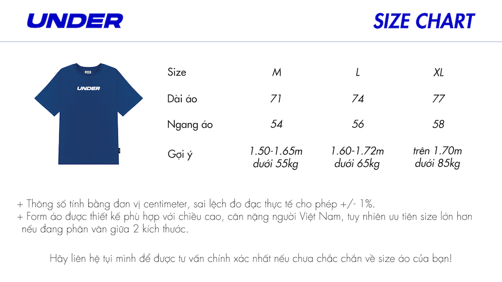 Áo thun UNDER Bảo Bình "12 Cung Hoàng Đạo" (Blue) + UTS025