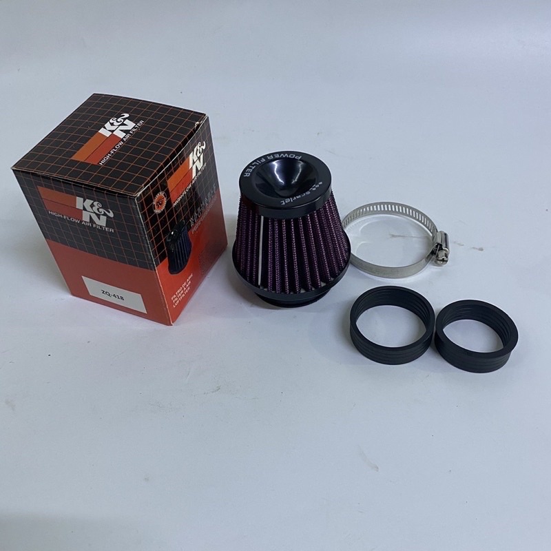 Pô E tăng tốc/ Lọc gió trụ K&N Gắn Xe Máy