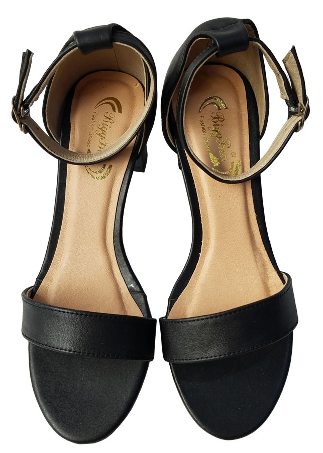 Giày Sandal Nữ Cao Gót Da Bò BIGBEN CG105