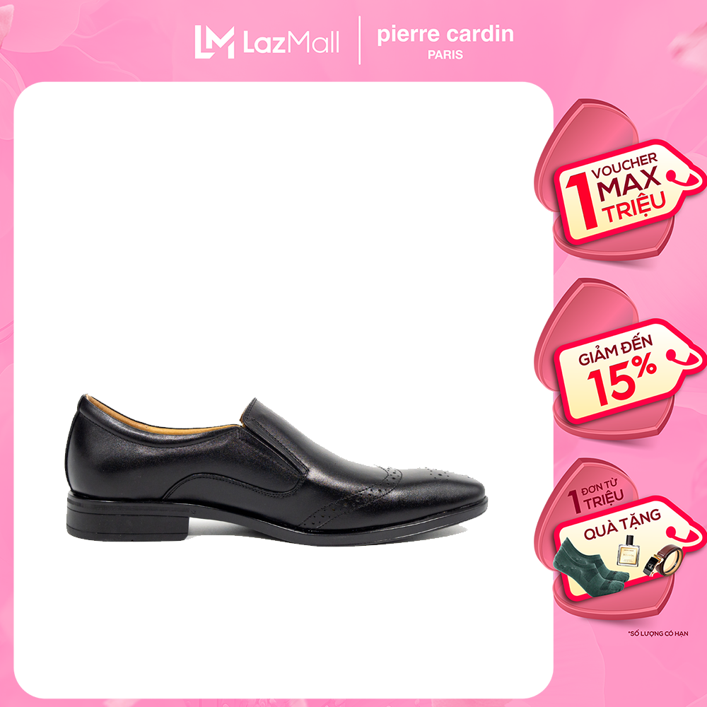 Giày Tây nam Pierre Cardin, Giày Lười Chất Liệu Da Bò Nhập Khẩu Cao Cấp, Đế Cao Xu Chống Trơn Trượt, Bảo Hành 12 Tháng - PCMFWL 749