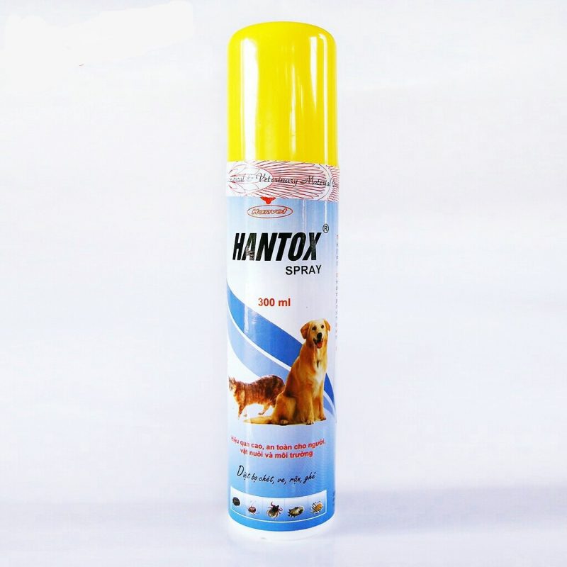 Hantox spray chai xịt ve rận cho chó