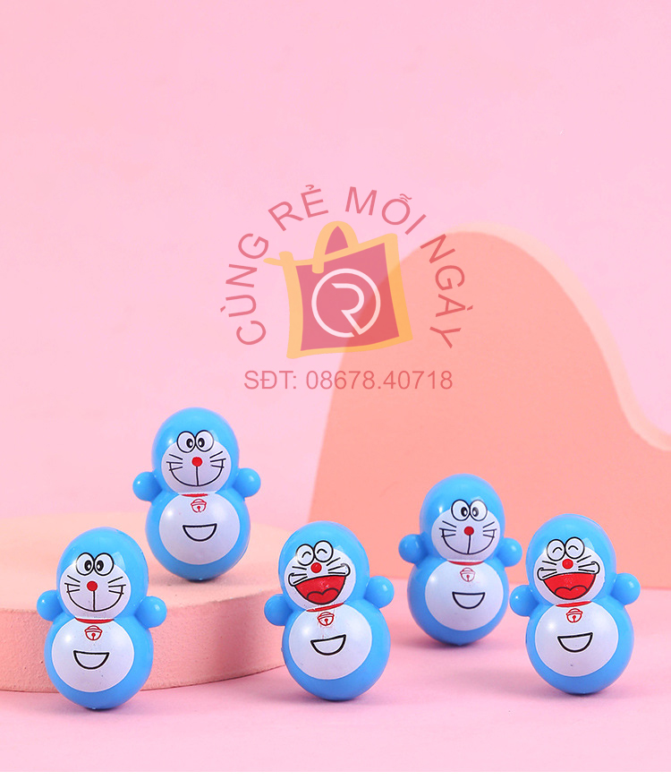 Lật đật mini Doremon ngộ nghĩnh, vui nhộn, siêu cute
