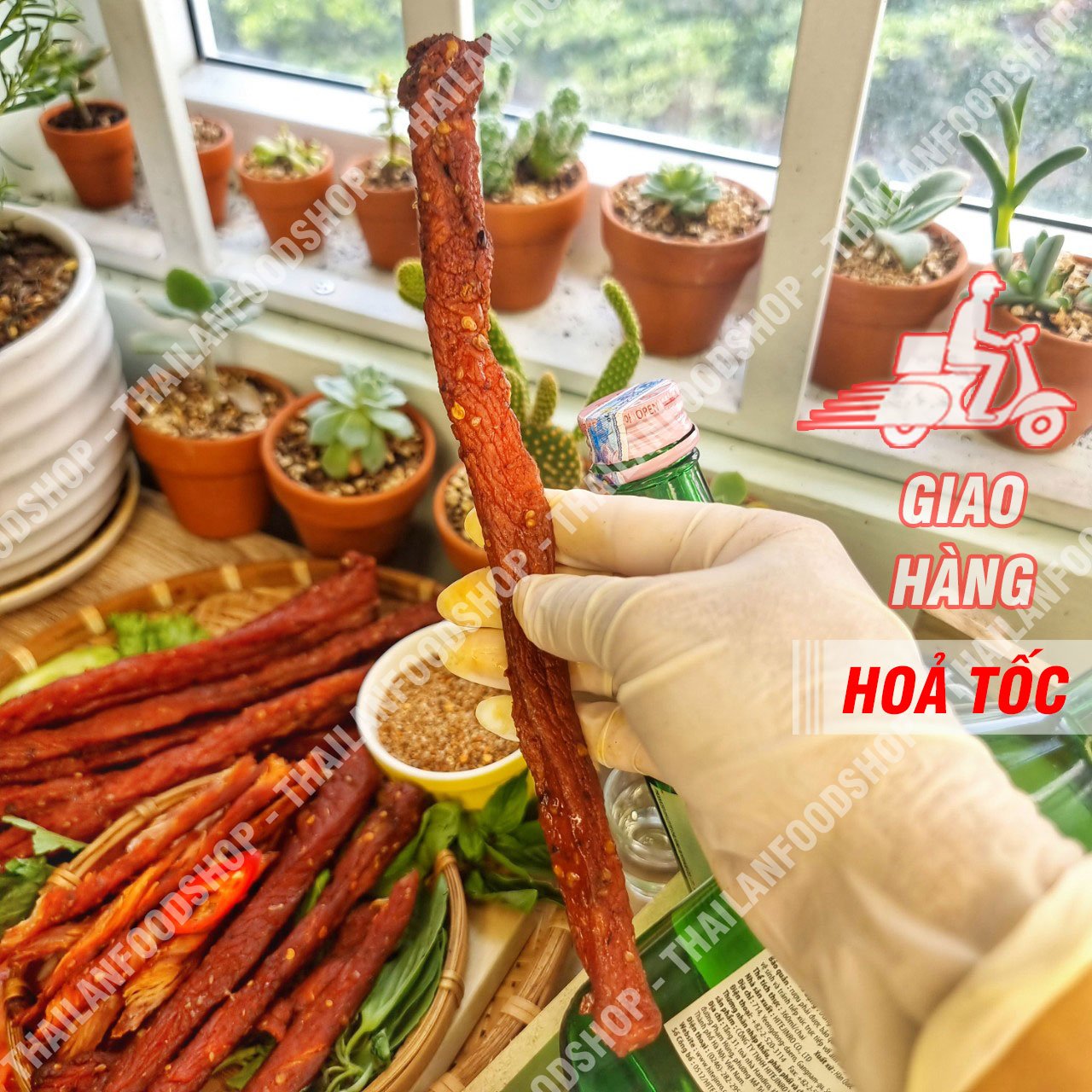 Thịt Nai Gác Bếp Túi HCK 500Gr