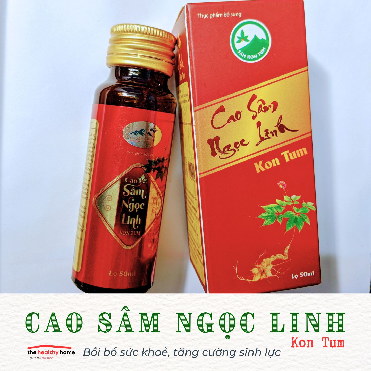 NgocLinh's Ginseng Energy Drink (50ml sirup bottle)