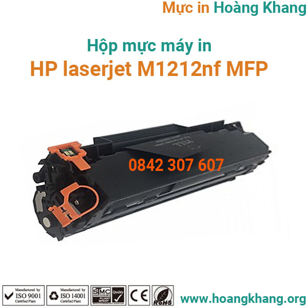 Hộp mực máy in hp laserjet m1212nf mfp hàng mới 100% nhập khẩu nguyên hộp in đẹp, giá rẻ