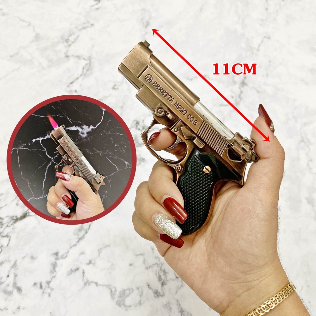 Hột quẹt bật lửa mô hình M-92 size 11cm cực chất