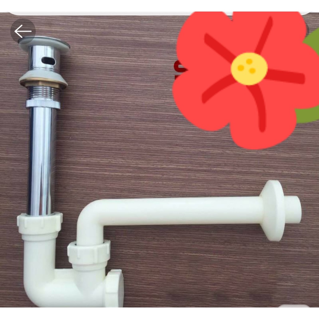 Bộ xả lavabo inox 304 nút nhấn chất lượng ổn định độ bền cao đẹp dễ lắp ráp