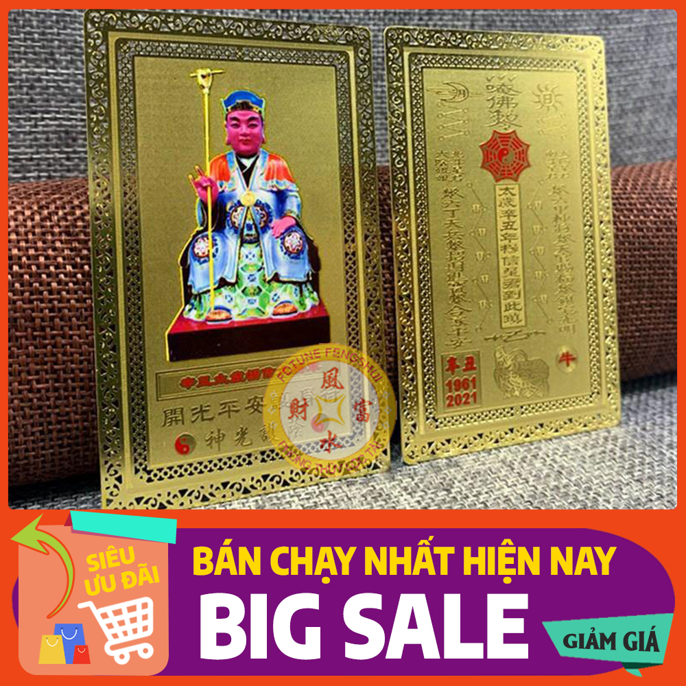 Kim bài thái tuế năm 2021 Tân Sửu