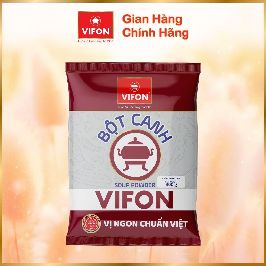 [VOUCHER đến 80K]-Thùng 12 gói Bột Canh 14% VIFON  900gr/gói