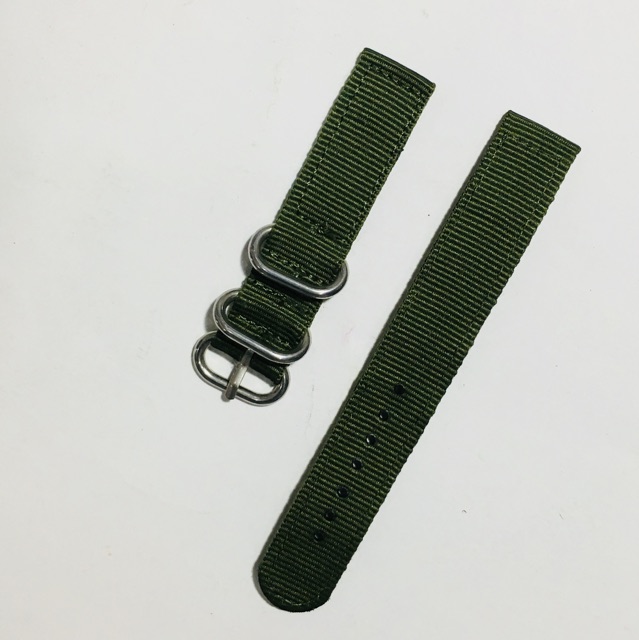 Dây Đồng Hồ Vải Dù Nato Size18-20mm ( Tặng Tovit Thay Dây )