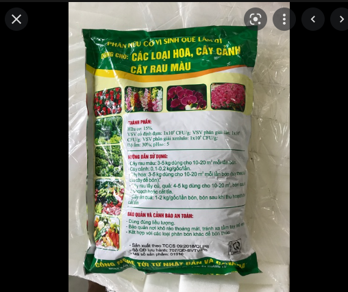 Phân hữu cơ vi sinh Quế Lâm- gói 2kg dạng viên