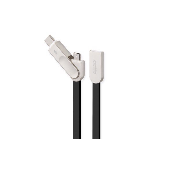 [HCM]Cáp sạc 2 in 1 type C & Micro dài 1m - Great Type C Micro 5Pin Charging & Data Cable USB-34  HÀNG NỘI ĐỊA HÀN QUỐC CAO CÁP CHÍNH HÃNG