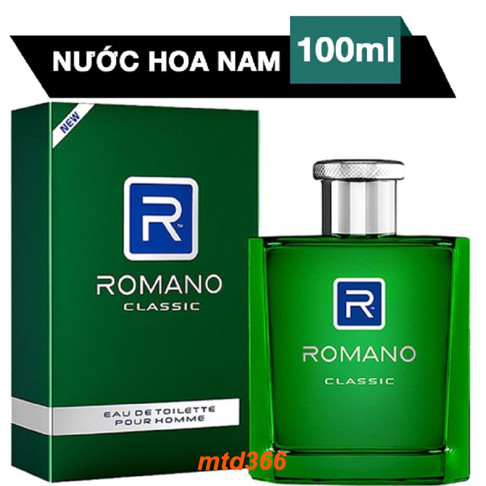 Nước Hoa Nam 100ml Romano Classic