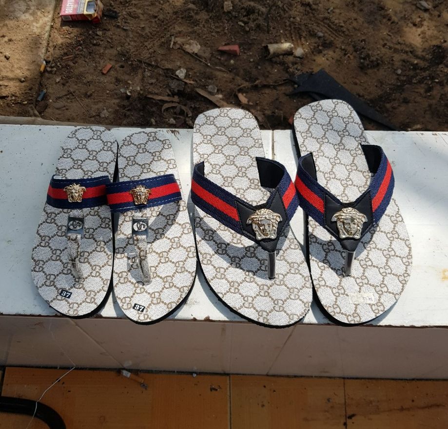 Dép nam và nữ ( đế gg kem mờ quai dù ) size từ 35 đến 43
