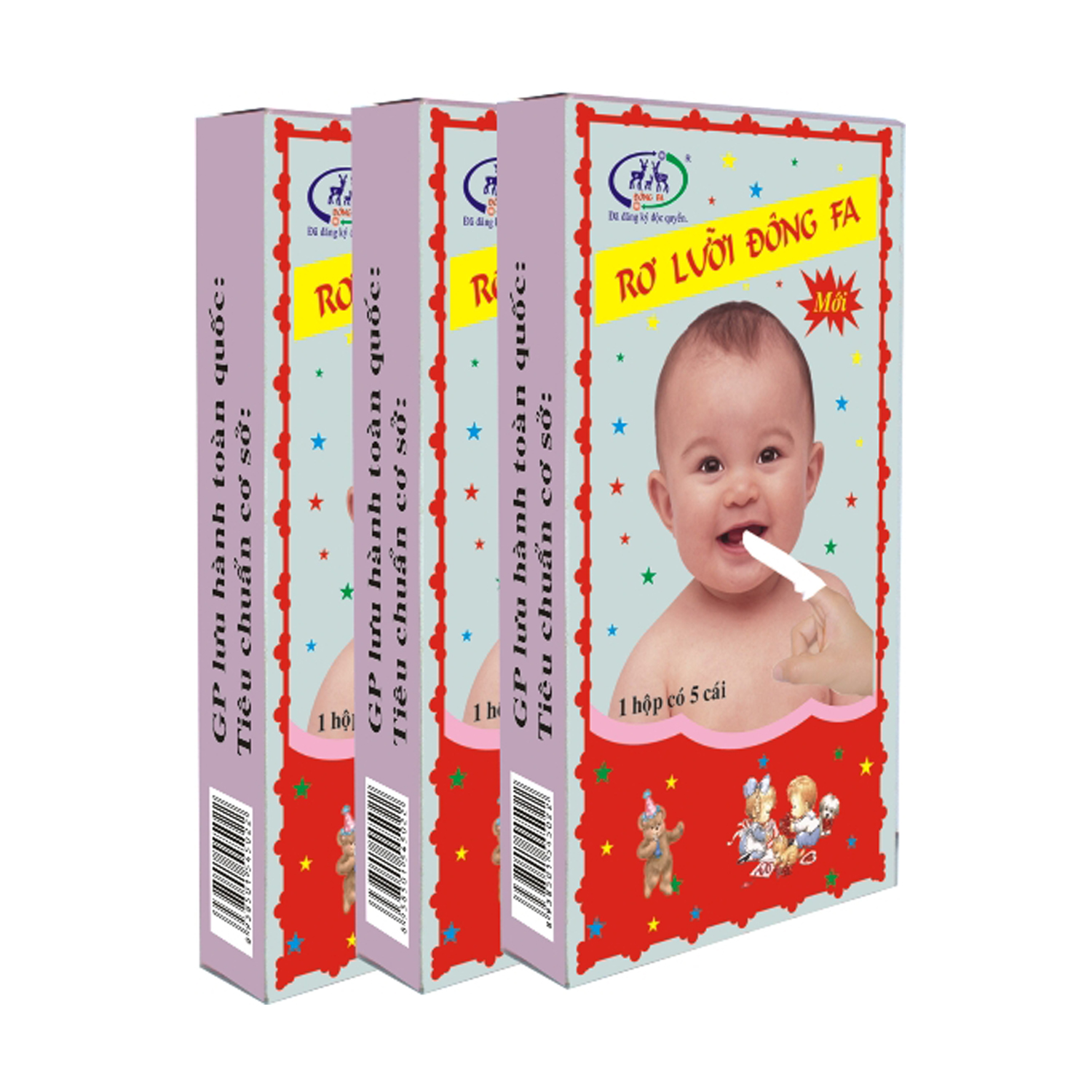Rơ lưỡi đông FA cho bé. Hộp 5 cái
