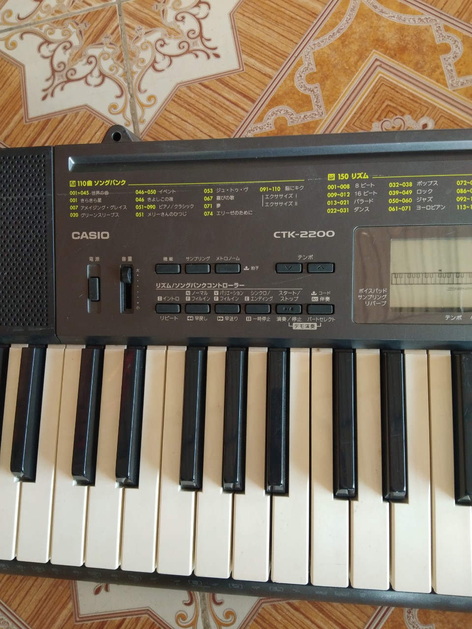đàn học sinh Casio ctk-2200 lướt