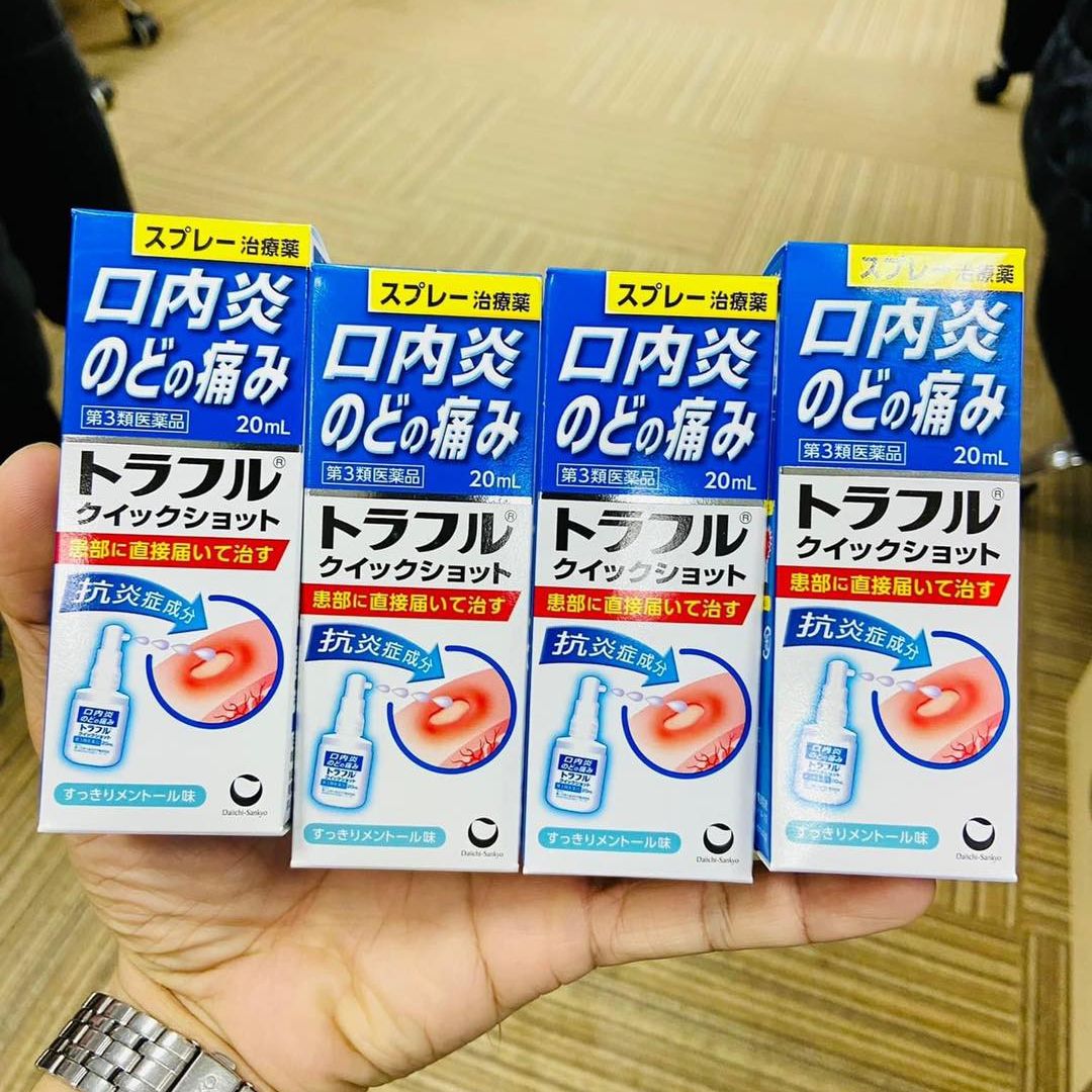 Xịt nhiệt miệng torafuru nhật bản 20ml - traful
