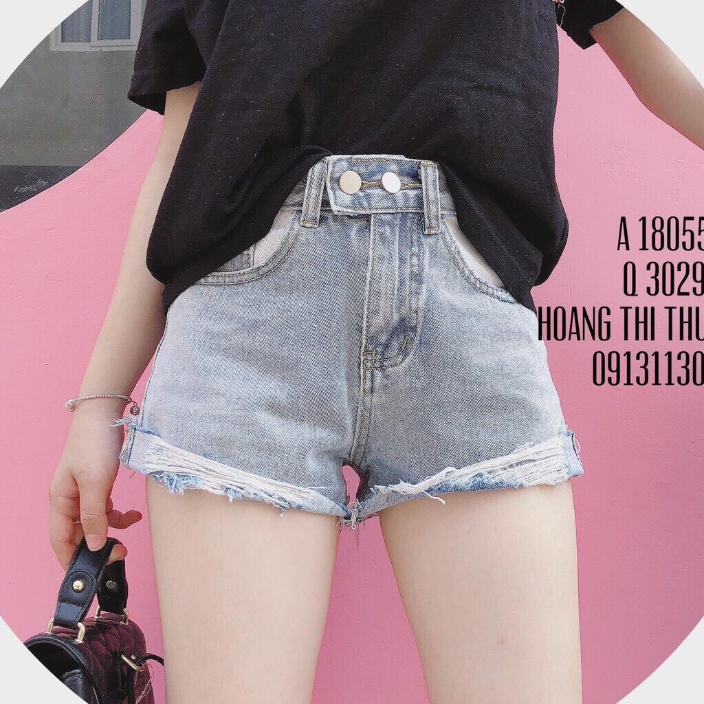 Quần Short Đùi Jean Nữ Thời Trang Cao Cấp QDU4