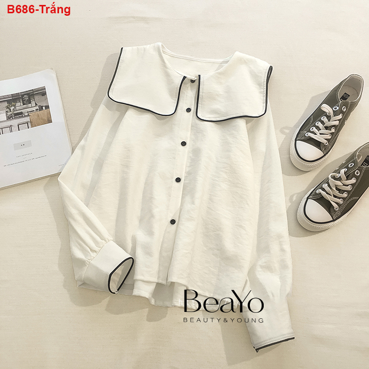 B686- ÁO SƠ MI THỦY THỦ CHẤT ĐŨI