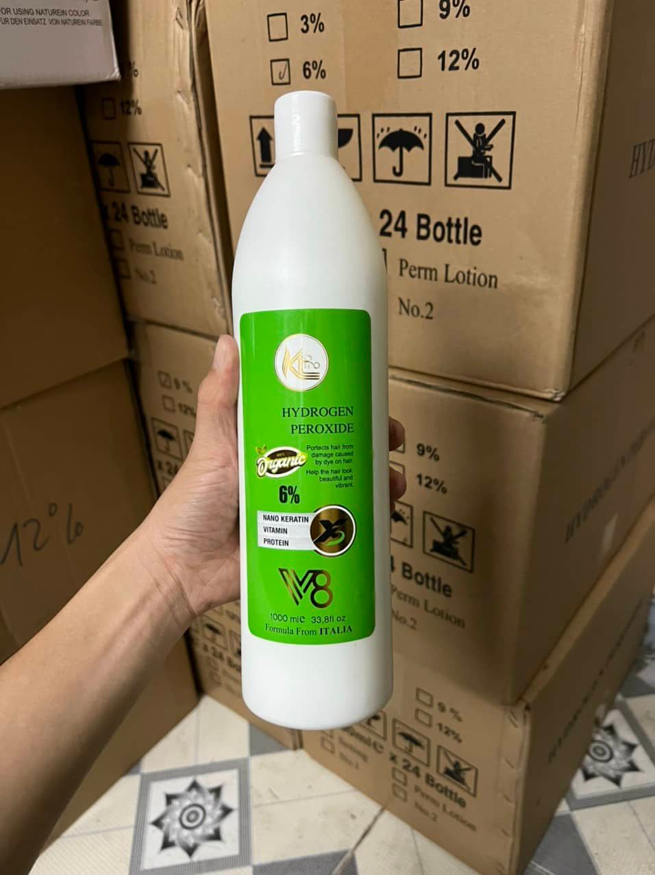 Oxy 1000ML THƠM Đậm Đặc Trợ Nhuộm Tóc  KTPRO