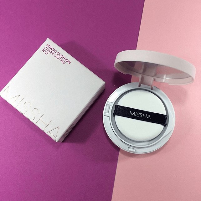 Phấn Nước Missha Magic Cushion Cover Lasting SPF50+ PA+++ (Dành cho da khô)