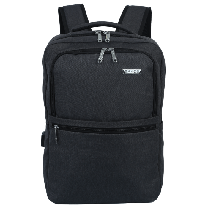 Balo laptop SAKOS AGATHA 15.6 inch -  Chống thấm,  Trượt nước, Ngăn Chống Sốc Laptop Tích Hợp Cổng Sạc USB