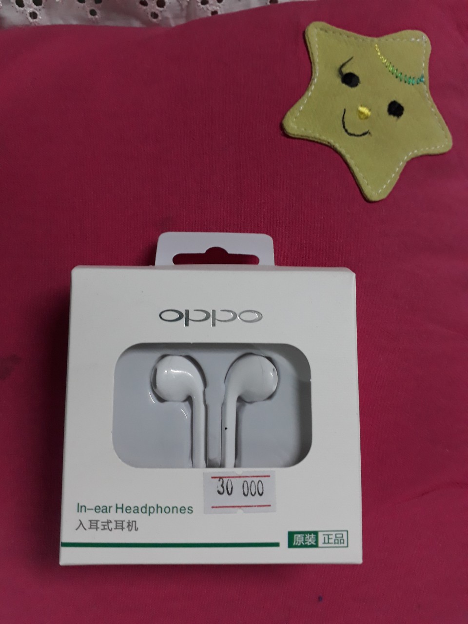 Tai Nghe OPPO R11 ZIN - Có Mic kiểu dáng iphone