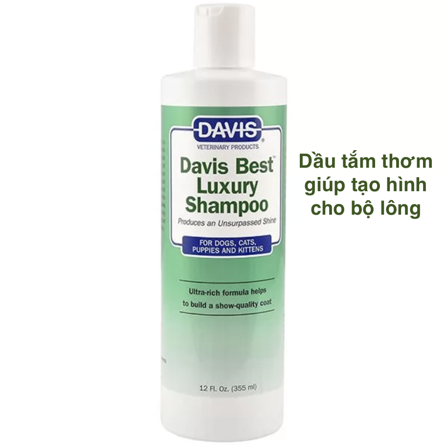 Sữa tắm Davis các loại cho chó mèo 355ml